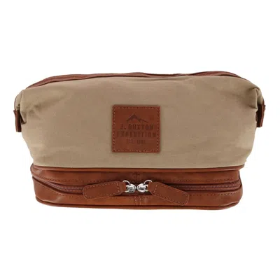 Buxton Epedition Ii Huntington Gear Bottom Zip Travel Kit In Green