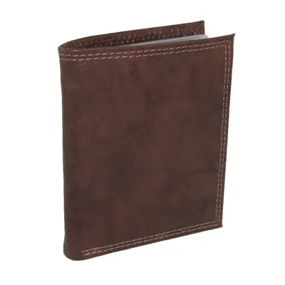 Buxton Men's Leather Credit Card Wallet In Brown