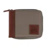 Shop Buxton Men's Rfid Canvas And Leather Zip Around Wallet In Green