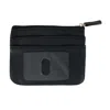 Buxton Women's Solid Color Vegan Leather Large Id Coin Case In Black
