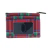 Buxton Women's Tartan Plaid Printed Vegan Leather Large Id Coin Case In Multi