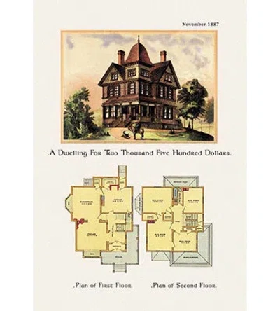 Buyenlarge A Dwelling For Two Thousand Five Hundred Dollars Painting Print In Brown;green