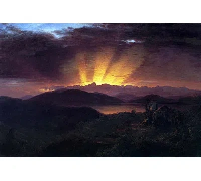 Buyenlarge 'after The Annealing' By Frederic Edwin Church Painting Print In Black