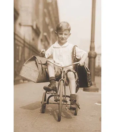 Buyenlarge 'after The Food Sale' Photographic Print In Brown;white