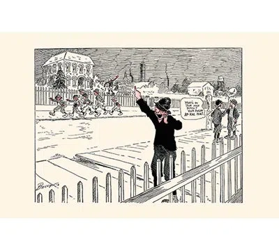 Buyenlarge April First - Unframed Graphic Art Print In Black;beige