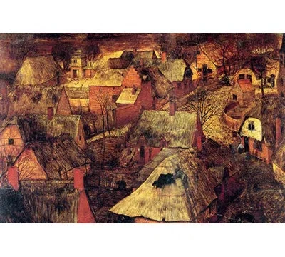 Buyenlarge Beginning Of Spring Detail By Pieter Bruegel The Elder - Print In Brown