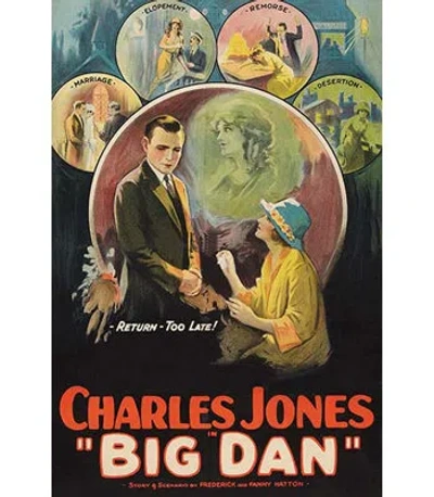 Buyenlarge Big Dan - Advertisements Print In Black;yellow