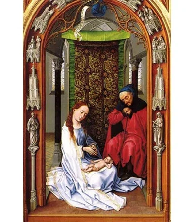 Buyenlarge Birth Of Christ - Print In Brown;red