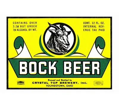 Buyenlarge 'bock Beer' Vintage Advertisement In Green;yellow
