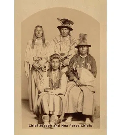 Buyenlarge Chief Joseph And Nez Perce Chiefs Photographic Print In Black;beige