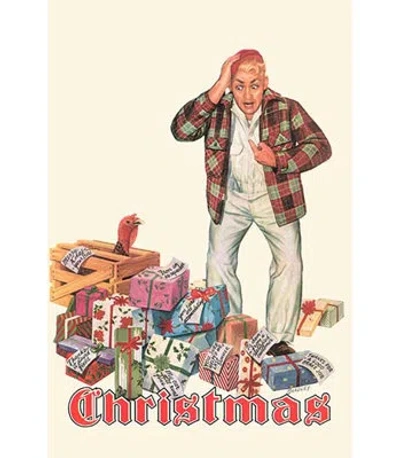 Buyenlarge 'christmas Gifts' By Bradley Painting Print In Red;beige