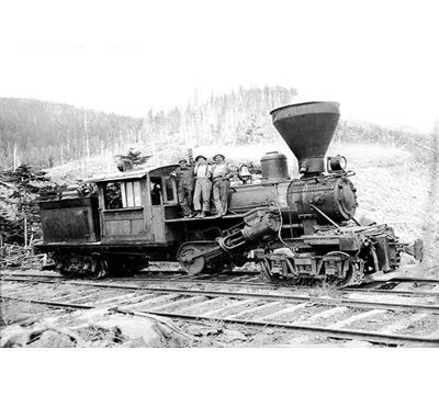 Buyenlarge 'climax: The Engine That Could' Photographic Print In Black;white