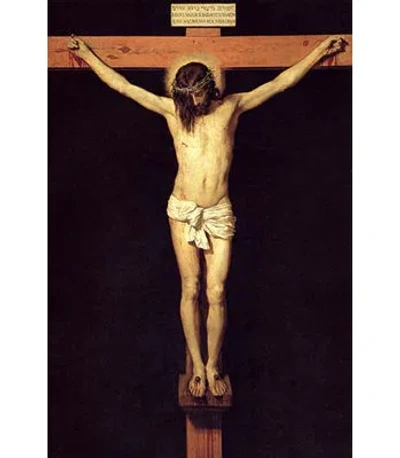 Buyenlarge Crucified Christ By Diego Velasquez - Graphic Art Print In Black;beige