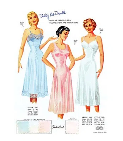 Buyenlarge Dainty But Durable - Advertisements Print In Blue;pink