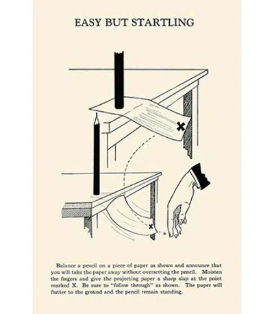 Buyenlarge 'easy But Startling' By Harry Houdini Vintage Advertisement In Black;beige