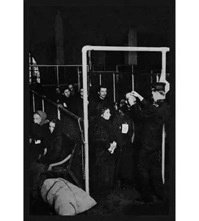 Buyenlarge Examining Eyes At Ellis Island Photographic Print In Black;white