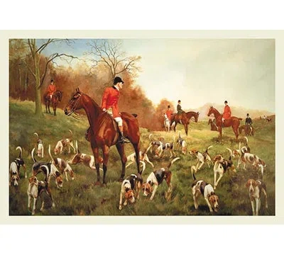 Buyenlarge 'halted' By George Derville Rowlandson Framed Painting Print In Brown;green;red