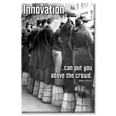 Buyenlarge Innovation Vintage Advertisement On Wrapped Canvas In Black;white
