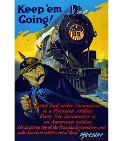 Buyenlarge 'keep 'em Going' By Anonymous Vintage Advertisement In Blue;black;yellow