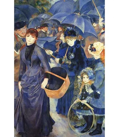 Buyenlarge Les Para Pluies By Pierre-august Renoir - Unframed Painting Print In Blue