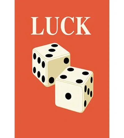 Buyenlarge Luck: Dice Vintage Advertisement In Black;orange