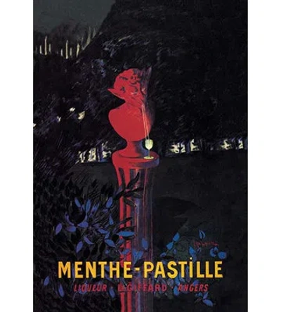 Buyenlarge Menthe Pastille By Leonetto Cappiello Vintage Advertisement In Black;red