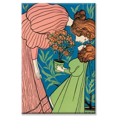 Buyenlarge Mother And Daughter Graphic Art On Wrapped Canvas In Brown;green