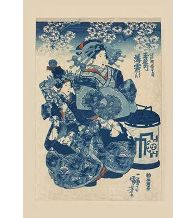 Buyenlarge Mother And Daughter In Blue - Print