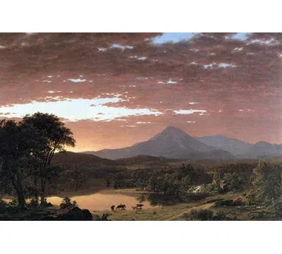 Buyenlarge 'mount Ktaadn Katahdin' By Frederic Edwin Church Photographic Print In Brown;green;gray