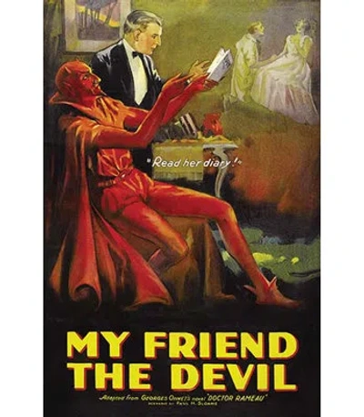 Buyenlarge My Friend The Devil - Advertisement Print In Black;green;red