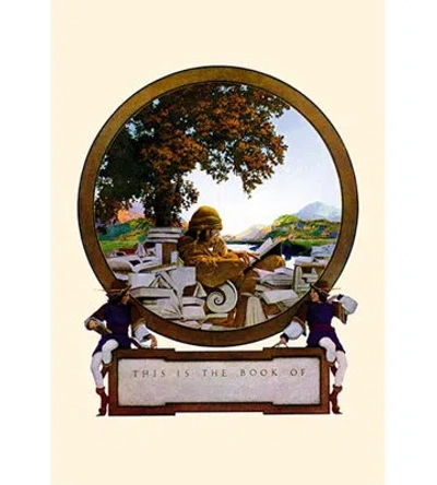 Buyenlarge 'nameplate' By Maxfield Parrish Vintage Advertisement In Brown;green;gray