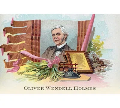 Buyenlarge 'oliver Wendell Holmes' By Sweet Home Family Soap Painting Print In Brown;green;pink