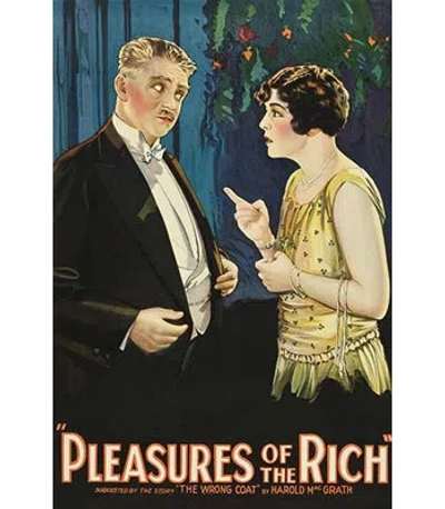 Buyenlarge Pleasures Of The Rich -  Advertisement Print In Blue;black;beige