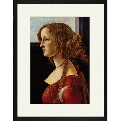 Buyenlarge 'portrait Of Simonetta Vespucci' By Sandro Botticelli Graphic Art In Unframed