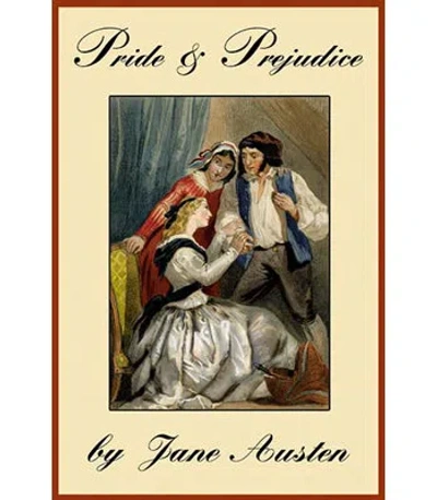 Buyenlarge 'pride & Perjudice' By Jane Austen Graphic Art In Brown;red;beige