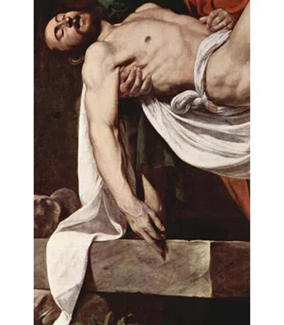 Buyenlarge Putting Christ In The Tomb - Graphic Art Print In Brown;beige