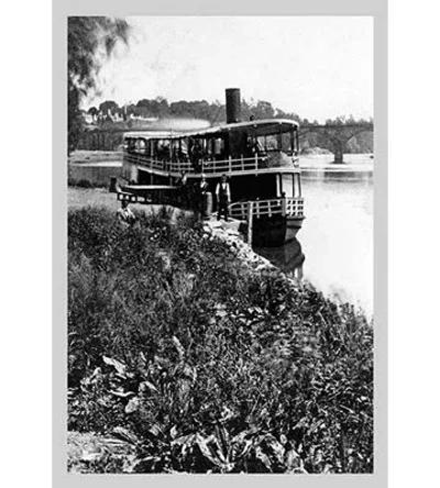 Buyenlarge 'riverboat' - Unframed Photograph Print In Black;white