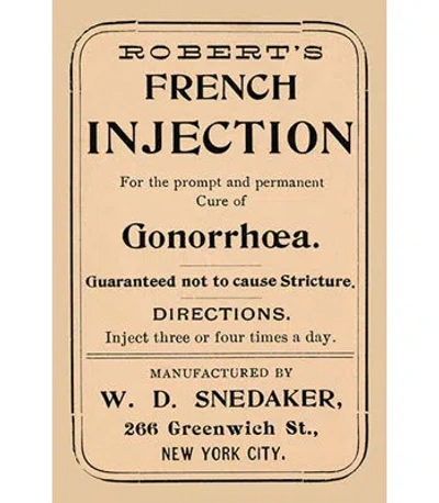 Buyenlarge 'robert's French Injection' Textual Art In Black;beige