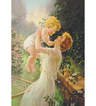 Buyenlarge Sharon And Debbie By Mabel Rollins Harris Painting Print In Green;beige