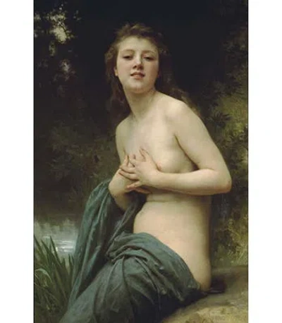 Buyenlarge 'spring Breeze' By William Bouguereau Painting Print In Green;beige