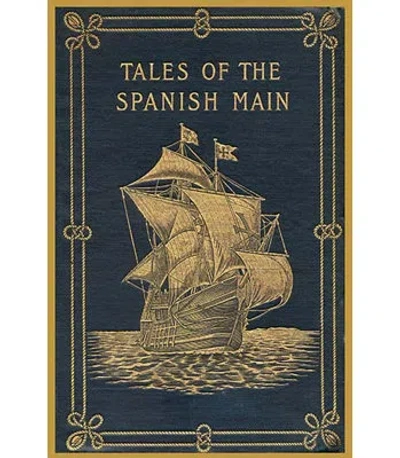 Buyenlarge Tales Of The Spanish Main - Advertisement In Blue;beige