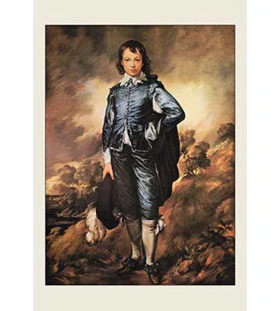 Buyenlarge 'the Blue Boy' By Sir Thomas Gainsborough Painting Print In Blue;brown