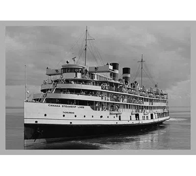 Buyenlarge 'the Canada Steamships Lines' Photographic Print In White;gray