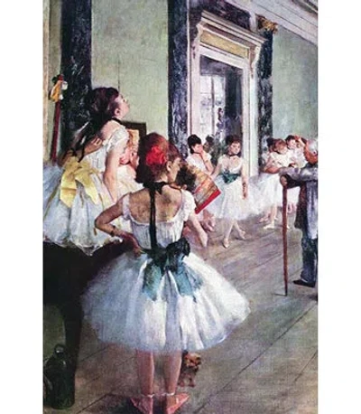 Buyenlarge 'the Dance Class' By Edward Degas Painting Print In White;gray