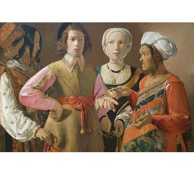 Buyenlarge The Fortune Teller - Print In Brown;pink;orange