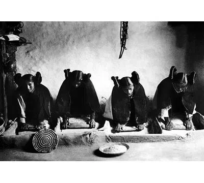 Buyenlarge The Healing Trough - Hopi Photographic Print In Black;white