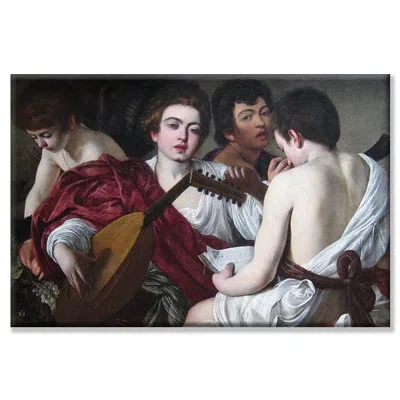 Buyenlarge 'the Musicians' By Caravaggio Painting Print
