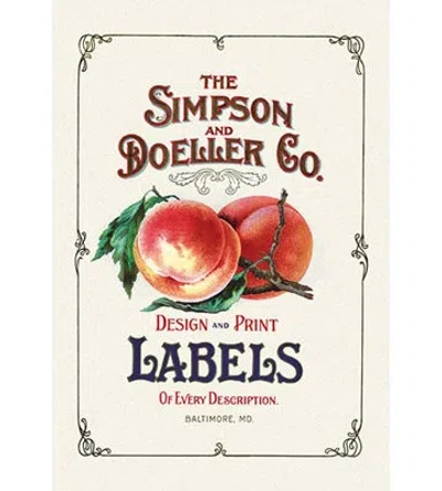 Buyenlarge The Simpson And Doeller Co. Vintage Advertisement In Red;beige