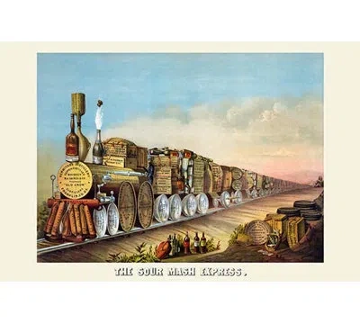 Buyenlarge The Sour Mash Express Graphic Art Print In Blue;yellow