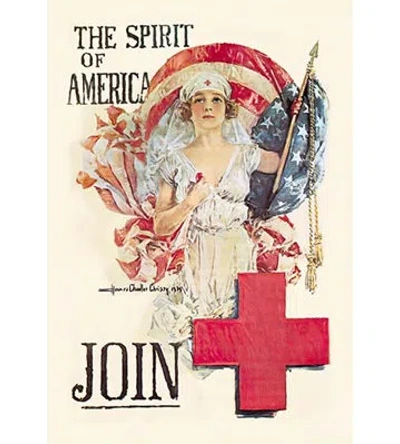 Buyenlarge The Spirit Of America Join By Howard Chandler Christy Vintage Advertisement In Red;beige